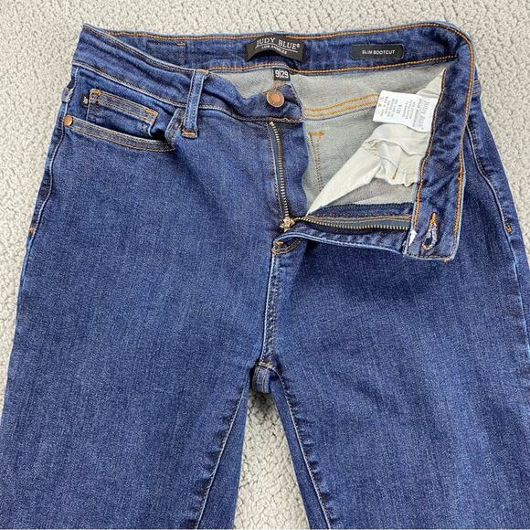 Judy Blue Women's Slim Bootcut Stretch Dark Wash Jeans  -  Size:  9/29 - Picture 3 of 14